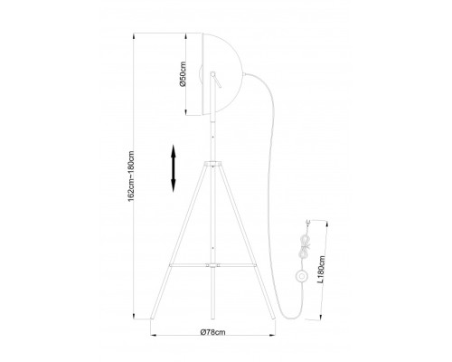 Торшер Xirena 58286 Globo
