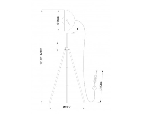 Торшер Lenn 58305 Globo