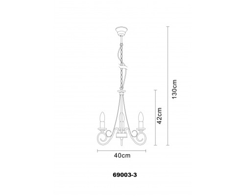 Подвесная люстра Truncatus 69003-3 Globo