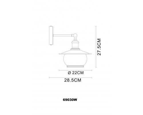Бра Nevis 69030W Globo