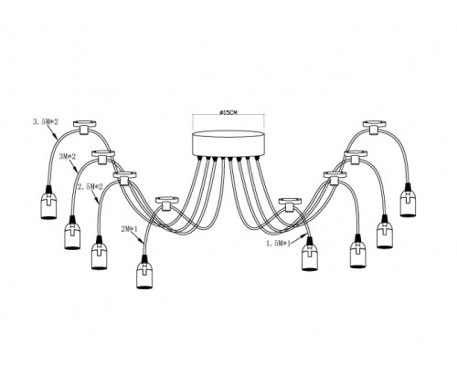Подвесной светильник Maracana A110-8 Globo