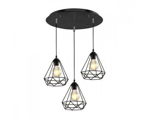 Подвесной светильник  MD.1706-3-P BK Imex