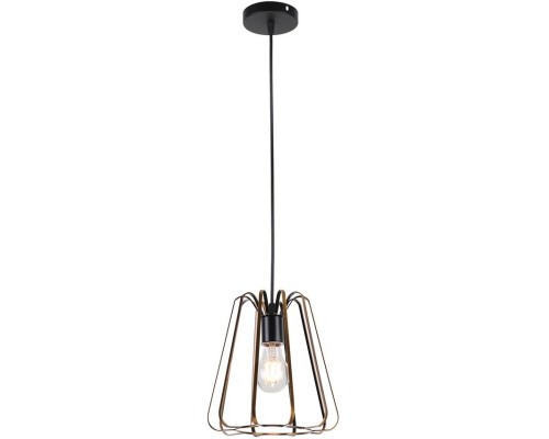 Подвесной светильник MD.0301-1-P BK+ZGD Imex