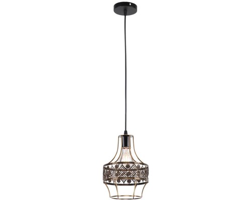 Подвесной светильник MD.0303-1-P BK+ZGD Imex