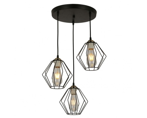 Подвесной светильник MD.3099-3-P BK+AB Imex