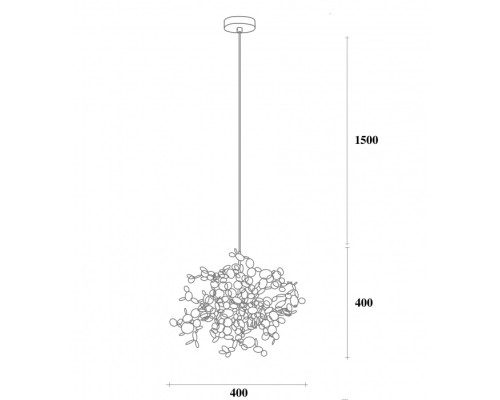 Подвесная люстра  40.2058 ImperiumLoft