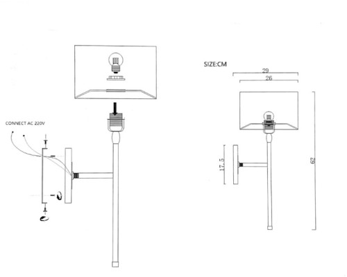 Бра  44.451-0 ImperiumLoft