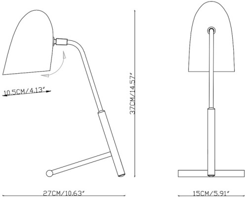 Интерьерная настольная лампа  CR72756 ImperiumLoft