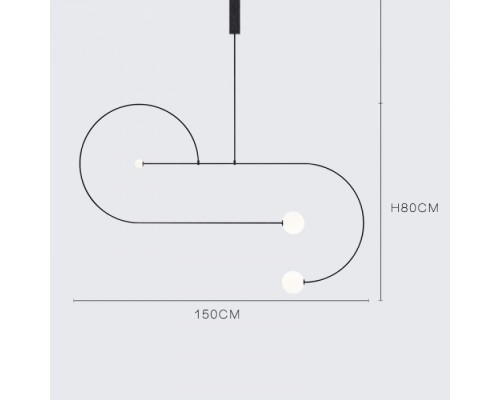 Подвесной светильник  LINES-04 ImperiumLoft