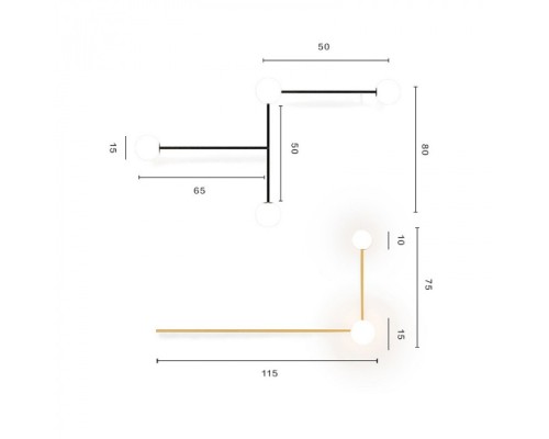 Бра  LINES-13 ImperiumLoft