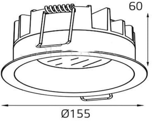 Точечный светильник IT06 IT06-6013 white 4000K Italline
