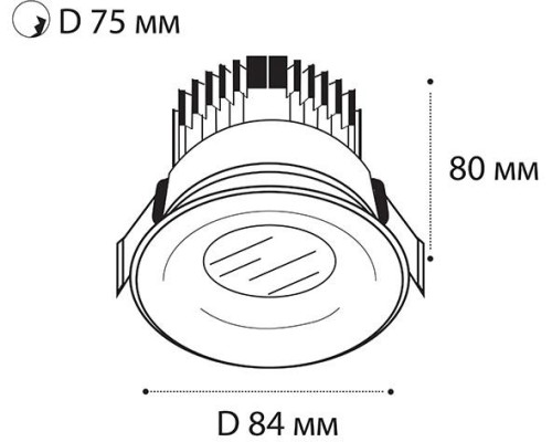 Точечный светильник IT06 IT06-6016 white 4000K Italline
