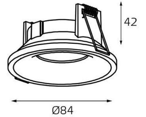 Точечный светильник 7010 IT07-7010 white Italline