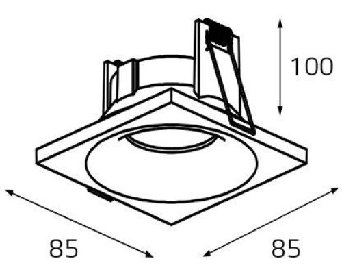 Точечный светильник 7010 IT07-7011 white Italline