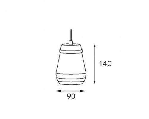 Подвесной светильник Leo Leo SP 6264 brass Italline
