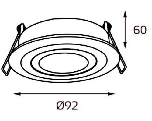 Точечный светильник M02 M02-026019 white Italline