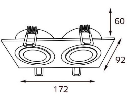 Точечный светильник M02 M02-026021 white Italline