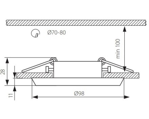 Точечный светильник CERAMIC 18431 Kanlux