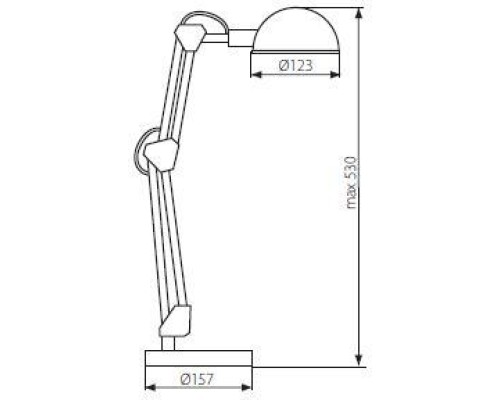 Офисная настольная лампа PIXA 19301 Kanlux