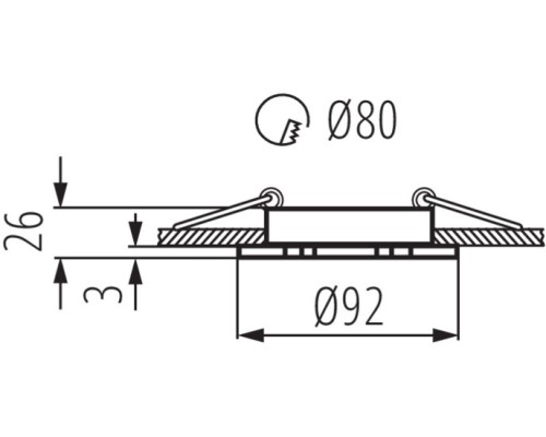 Точечный светильник SEIDY 19457 Kanlux
