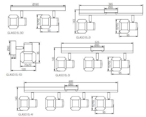 Спот GLASO 19640 Kanlux