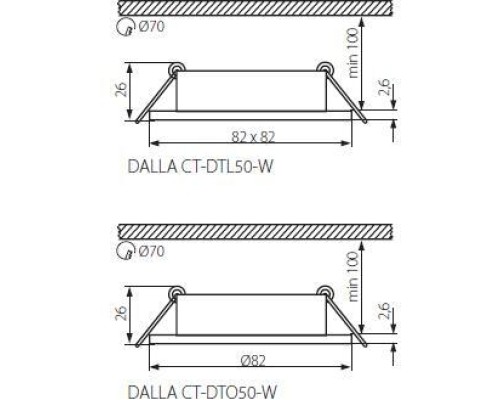 Точечный светильник DALLA 22432 Kanlux