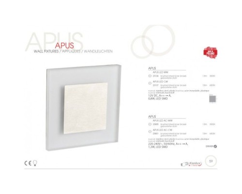 Точечный светильник Apus 23106 Kanlux