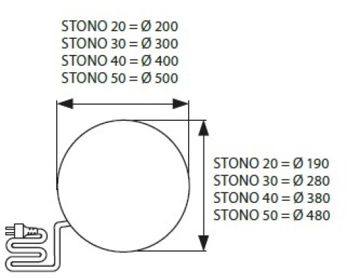 Грунтовый светильник STONO 24654 Kanlux