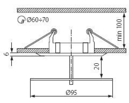 Точечный светильник DINO 2571 Kanlux