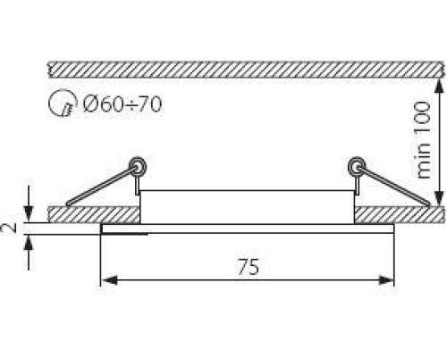 Точечный светильник NAVI 25990 Kanlux