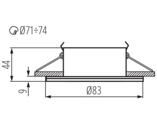 Точечный светильник QULES 26306 Kanlux