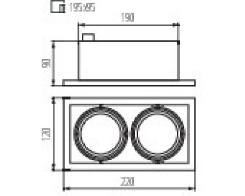 Точечный светильник MERIL 26481 Kanlux