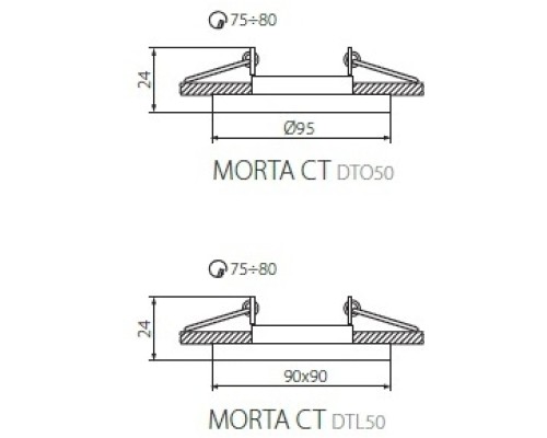 Точечный светильник MORTA 26716 Kanlux