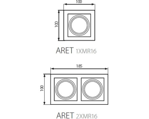 Точечный светильник ARET 26720 Kanlux