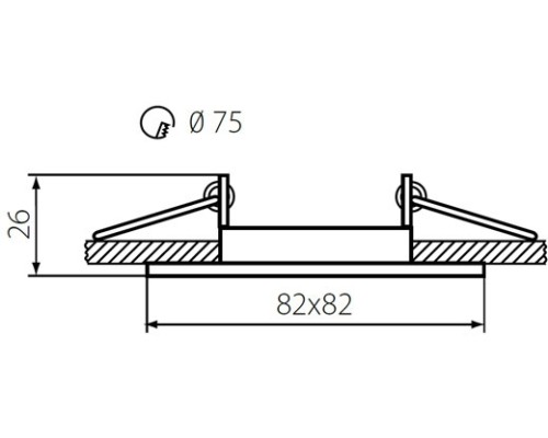 Точечный светильник NESTA 26749 Kanlux