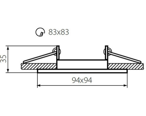 Точечный светильник ALREN 26753 Kanlux