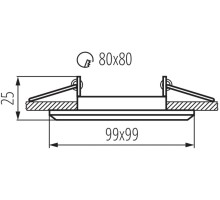 Точечный светильник ALREN 26757 Kanlux