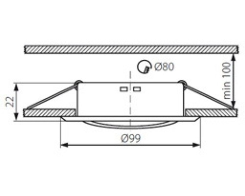 Точечный светильник ALOR 26796 Kanlux