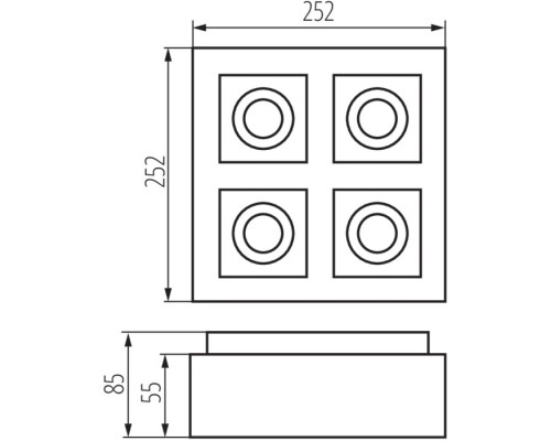 Точечный светильник STOBI 26836 Kanlux