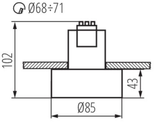 Точечный светильник MINI 27575 Kanlux