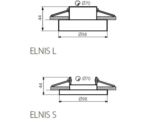 Точечный светильник ELNIS 27810 Kanlux