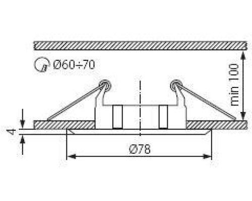 Точечный светильник BASK 2810 Kanlux