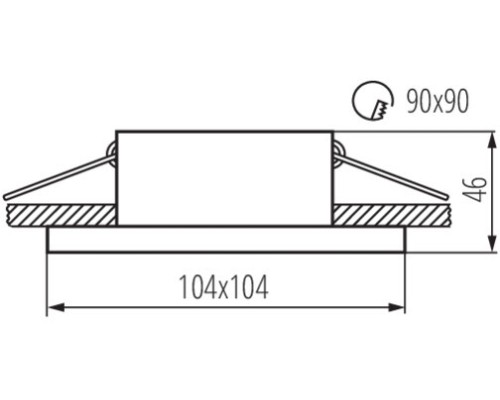 Точечный светильник IMINES 29030 Kanlux