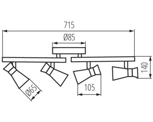 Спот MILENO 29118 Kanlux
