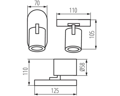 Спот LAURIN 29121 Kanlux