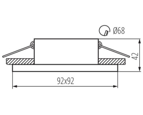 Точечный светильник SIMEN 29135 Kanlux