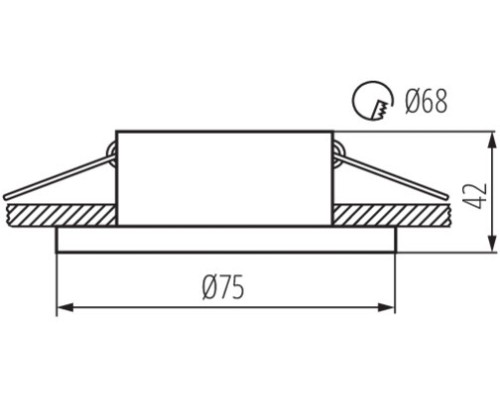 Точечный светильник SIMEN 29140 Kanlux