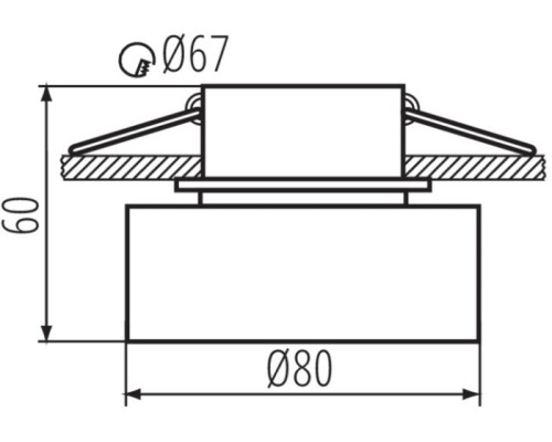 Точечный светильник GOVIK 29232 Kanlux