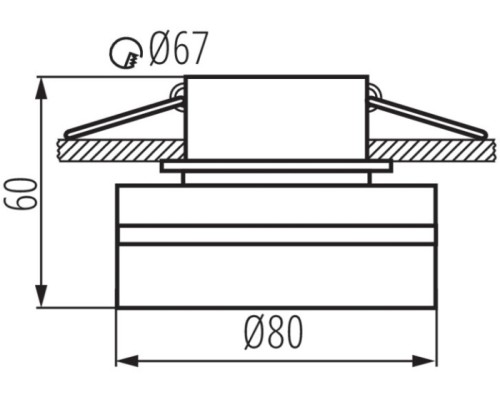 Точечный светильник GOVIK-ST 29233 Kanlux