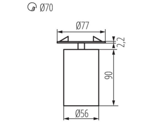 Точечный светильник CHIRO 29310 Kanlux